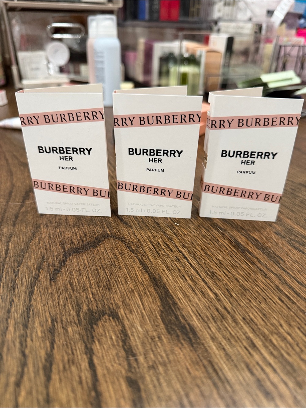 Bundle of 3 Burberry Her samples
